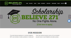 Desktop Screenshot of believe271.com