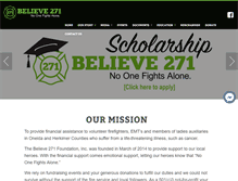 Tablet Screenshot of believe271.com